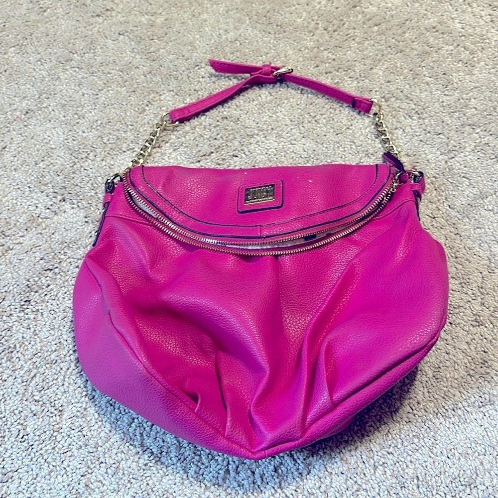 Juicy Couture Zipper Flap Purse Pink